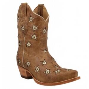 NEW BLACK STAR women's twisted marfa bootie in caramel